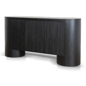 Velero 1.68m Sideboard - Full Black by Interior Secrets - AfterPay Available by Interior Secrets, a Sideboards, Buffets & Trolleys for sale on Style Sourcebook