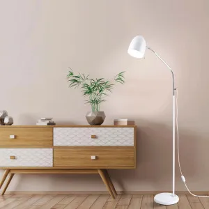 Eglo Lara Floor Lamp White by Eglo, a Floor Lamps for sale on Style Sourcebook