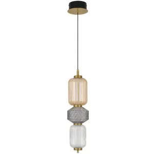Telbix Torso 3 Light LED Pendant Brass by Telbix, a Pendant Lighting for sale on Style Sourcebook