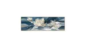 Eternal Floral Beauty  Wall Art Canvas 45cm x 140cm by Luxe Mirrors, a Artwork & Wall Decor for sale on Style Sourcebook