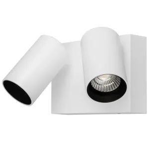 Martec Capri 18W LED Double Head Spotlight White by Martec, a Spotlights for sale on Style Sourcebook