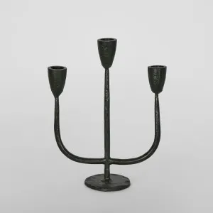 Jasper Candle Stand Black by Florabelle Living, a Lanterns for sale on Style Sourcebook