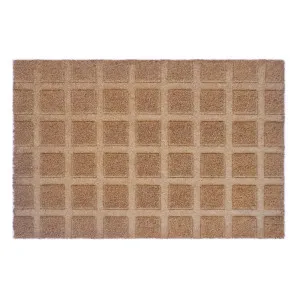 Tiles Coir Doormat with Vinyl Backing Large 60x90 by Florabelle Living, a Doormats for sale on Style Sourcebook