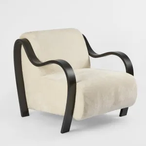 Apollo Armchair Ivory & Black by Florabelle Living, a Chairs for sale on Style Sourcebook