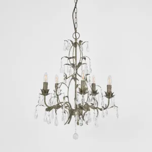 Medium Taupe Chandelier by Florabelle Living, a Pendant Lighting for sale on Style Sourcebook