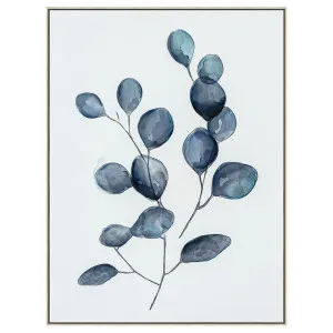 Blue Botanica Leaf A Wall Art by Florabelle Living, a Prints for sale on Style Sourcebook