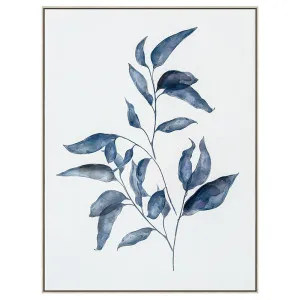 Blue Botanica Leaf B Wall Art by Florabelle Living, a Prints for sale on Style Sourcebook