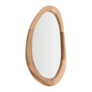 Selem mungur wood mirror with natural finish 60 x 107 cm by Kave Home, a Mirrors for sale on Style Sourcebook