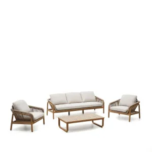 Vellana outdoor 3-seater sofa by Kave Home, a Outdoor Dining Sets for sale on Style Sourcebook