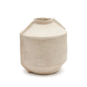 Meja beige papier-mâché vase 47 cm by Kave Home, a Vases & Jars for sale on Style Sourcebook