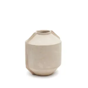 Meja beige papier-mâché vase 38 cm by Kave Home, a Vases & Jars for sale on Style Sourcebook