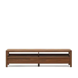 Sashi TV stand made in solid teak wood 200 x 40 cm by Kave Home, a Entertainment Units & TV Stands for sale on Style Sourcebook