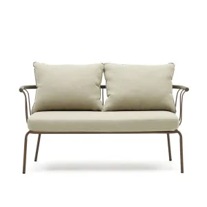 Salguer outdoor 2-seater sofa by Kave Home, a Outdoor Sofas for sale on Style Sourcebook