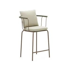 Salguer outdoor barstool by Kave Home, a Outdoor Chairs for sale on Style Sourcebook