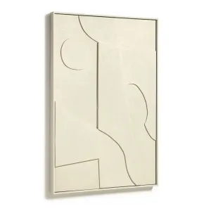 Talin wall art in frame by Kave Home, a Painted Canvases for sale on Style Sourcebook