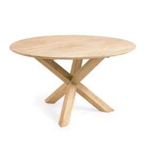 Teresinha round garden table in solid teak Ø 150 cm by Kave Home, a Tables for sale on Style Sourcebook