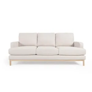 Mihaela 3 seater sofa in white micro bouclé, 203 cm FSC Mix Credit by Kave Home, a Sofas for sale on Style Sourcebook