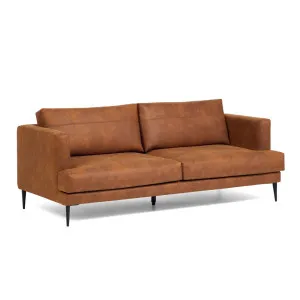 Tanya 2 seater sofa upholstered in light brown, 183 cm FSC Mix Credit by Kave Home, a Sofas for sale on Style Sourcebook