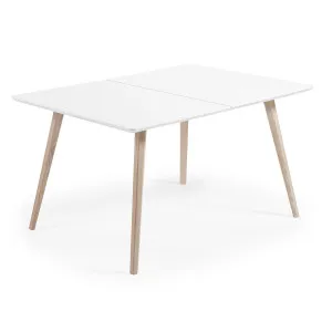 Eunice extendable table 140 (220) x 90 cm + bag by Kave Home, a Dining Tables for sale on Style Sourcebook