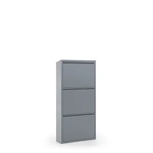 Shoe rack Ode 50 x 103 cm 3 doors grey by Kave Home, a Shoe Organisers for sale on Style Sourcebook