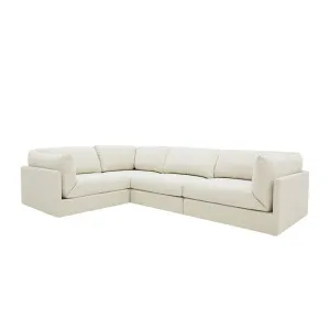 Finley Corner Toorak Pearl - 4 Piece by James Lane, a Sofas for sale on Style Sourcebook