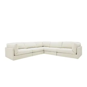 Finley Toorak Pearl Corner Sofa - 5 Seater by James Lane, a Sofas for sale on Style Sourcebook