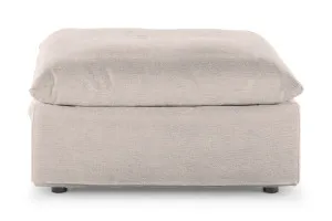 Santa Monica Ottoman, Grey, by Lounge Lovers by Lounge Lovers, a Ottomans for sale on Style Sourcebook