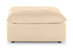 Santa Monica Ottoman, Florence Natural, by Lounge Lovers by Lounge Lovers, a Ottomans for sale on Style Sourcebook