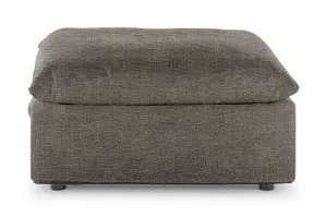 Santa Monica Ottoman, Grey, by Lounge Lovers by Lounge Lovers, a Ottomans for sale on Style Sourcebook