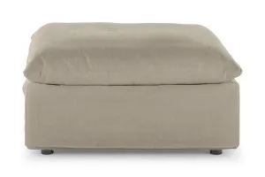 Santa Monica Ottoman, Linen Mist, by Lounge Lovers by Lounge Lovers, a Ottomans for sale on Style Sourcebook