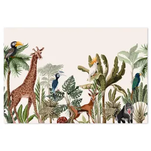 Palm, Banana And Jungle Animals, Vintage Style by Gioia Wall Art, a Prints for sale on Style Sourcebook