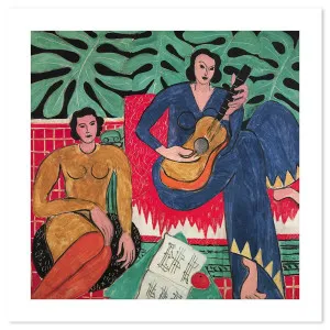 Music, By Henri Matisse, Print With White Border by Gioia Wall Art, a Prints for sale on Style Sourcebook