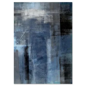 Blue Mystery, Abstract Painting, Hand-Painted Canvas by Gioia Wall Art, a Painted Canvases for sale on Style Sourcebook