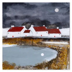 Winter Moon , By Louise O'hara by Gioia Wall Art, a Prints for sale on Style Sourcebook