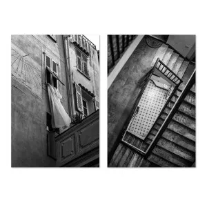 Sheets and Staircase, Set Of 2 , By Jovani Demetrie by Gioia Wall Art, a Prints for sale on Style Sourcebook