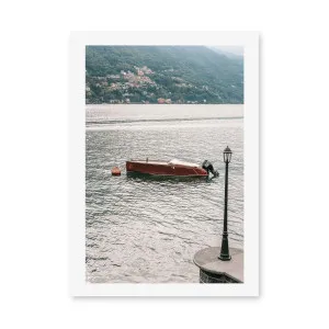 Riva Boat Stop, Lake Como, Italy , By Leggera Studio by Gioia Wall Art, a Prints for sale on Style Sourcebook