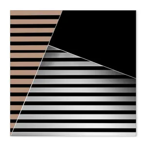 Black, White And Brown Abstract Geometry , By Gilbert Claes by Gioia Wall Art, a Prints for sale on Style Sourcebook