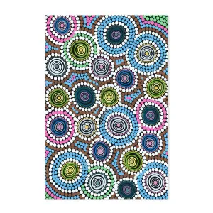 Moort Circles , By Kristy Rodney by Gioia Wall Art, a Aboriginal Art for sale on Style Sourcebook