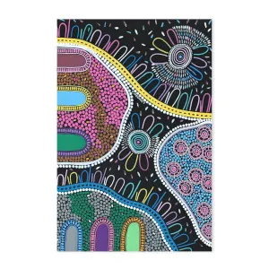 Guarded From The Wilderness , By Kristy Rodney by Gioia Wall Art, a Aboriginal Art for sale on Style Sourcebook