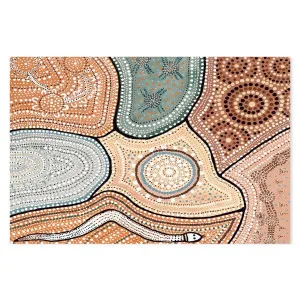 The Dreaming, Style D, Earth Tones , By Tahni Derbin by Gioia Wall Art, a Aboriginal Art for sale on Style Sourcebook