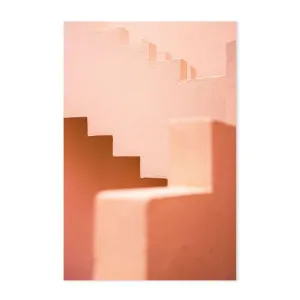 Pink Stairs, By Raisa Zwart by Gioia Wall Art, a Prints for sale on Style Sourcebook