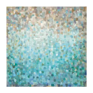 Teal Rainfall , By Danhui Nai by Gioia Wall Art, a Prints for sale on Style Sourcebook