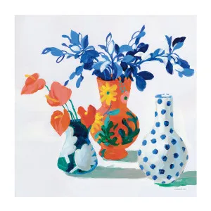 Vivid Vases , By Danhui Nai by Gioia Wall Art, a Prints for sale on Style Sourcebook
