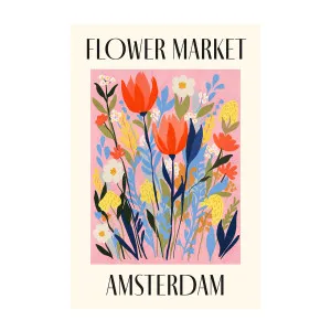 Amsterdam Flower Market , By Lia Nell by Gioia Wall Art, a Prints for sale on Style Sourcebook