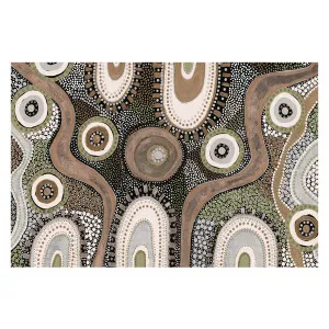 Mothers Love, Style A, Brown And Green Tones , By Tahni Derbin by Gioia Wall Art, a Aboriginal Art for sale on Style Sourcebook