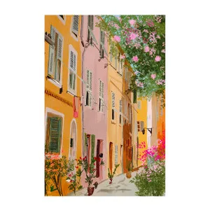 Colorful Street , By Ekaterina Zagorska by Gioia Wall Art, a Prints for sale on Style Sourcebook