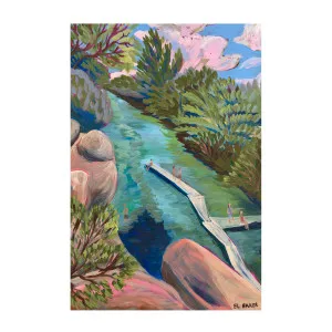 Waterfall Slide , By Eleanor Baker by Gioia Wall Art, a Prints for sale on Style Sourcebook