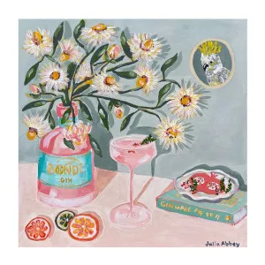 The Gin Made Me Do It , By Julia Abbey by Gioia Wall Art, a Prints for sale on Style Sourcebook