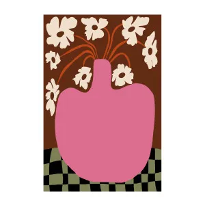 Big pot with flower by Gioia Wall Art, a Prints for sale on Style Sourcebook