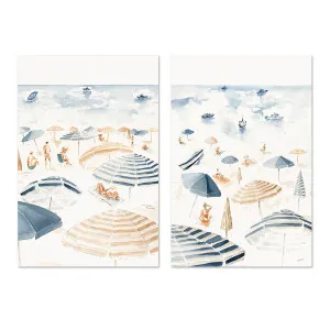 Oceanside On Weekend, Set Of 2 , By Cass Deller by Gioia Wall Art, a Prints for sale on Style Sourcebook